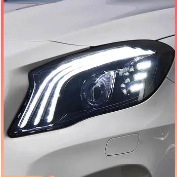 Автомобилни Фарове за Mercedes-benz GLA LED Светлини 2015-2020 GLA200 GLA300 GLA350 DRL Главоболие Обектив Лампа на Проектора автомобилни аксесоари 1