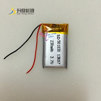батерия за малкия размер на 3.7 v 230mah / литиево-полимерна батерия SD 501830 1