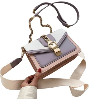 Купи онлайн Lizzytsu луксозна дамска чанта за през рамото от изкуствена кожа с веригата, бежово вечерни елегантни чанти, корейски реколта ежедневни чанти-незабавни посланици > Дамски чанти | www.lvi-eristysosmo.fi 11