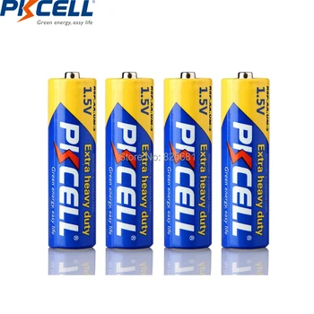 8 бр. батерия PKCELL aa Сверхпрочная AA R6P UM3 MN1500 E91 1,5 В Първични батерии, пакетиран в отделението отделение на 2 бр. 2