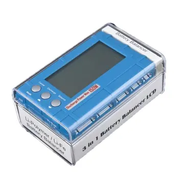 AOKoda 150 W 3 в 1 RC 2 s-Lipo 6 S Life Балансировщик Батерии, LCD ДИСПЛЕЙ + Измерване на напрежение Тестер + Разрядник 2