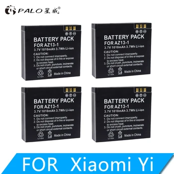 Palo 4 бр. AZ13 AZ13-1 Акумулаторна Литиево-йонна батерия За екшън камери Xiaomi Yi 3,7 За спортна камера Xiaomiyi Аксесоари 2