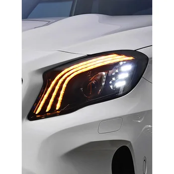 Автомобилни Фарове за Mercedes-benz GLA LED Светлини 2015-2020 GLA200 GLA300 GLA350 DRL Главоболие Обектив Лампа на Проектора автомобилни аксесоари 2