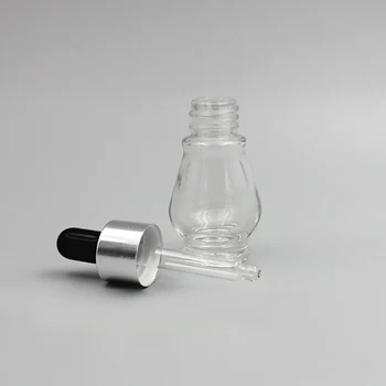 бутилка етерично масло 10 ml, с капкомер, празна стъклена бутилка парфюм ясно масло 2
