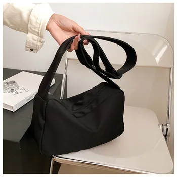 Голям Голям Дамска чанта-месинджър чанта През Рамо, Летни Обикновена Чанта За пазаруване, Холщовая чанта, дамска чанта през рамо 2