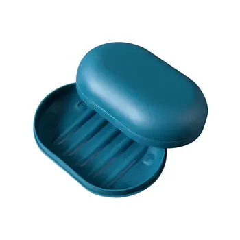 Преносим Овалния Препарат За Съдове Кутия Калъф Притежателя Запечатан Контейнер За Пътуване Shower Bathroom Бонбони Цвят Сапун Притежателя 2