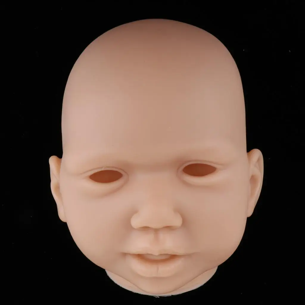 20–инчов Кукла Реборн На Поръчката – Неокрашенная Мека Силиконова Форма За Скулптура на Главата - Аксесоари За бебета Кукли Изображение 1