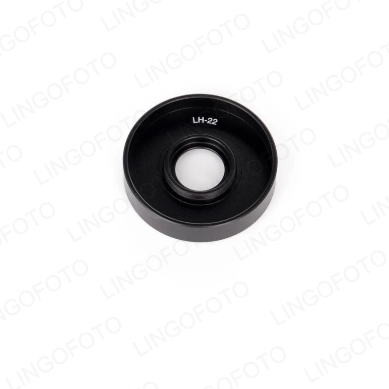 Метален сенник за обектив обектива LH-22 за Canon EF-M 28mm f / 3.5 Macro IS STM Изображение 1
