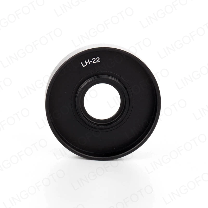Метален сенник за обектив обектива LH-22 за Canon EF-M 28mm f / 3.5 Macro IS STM Изображение 2