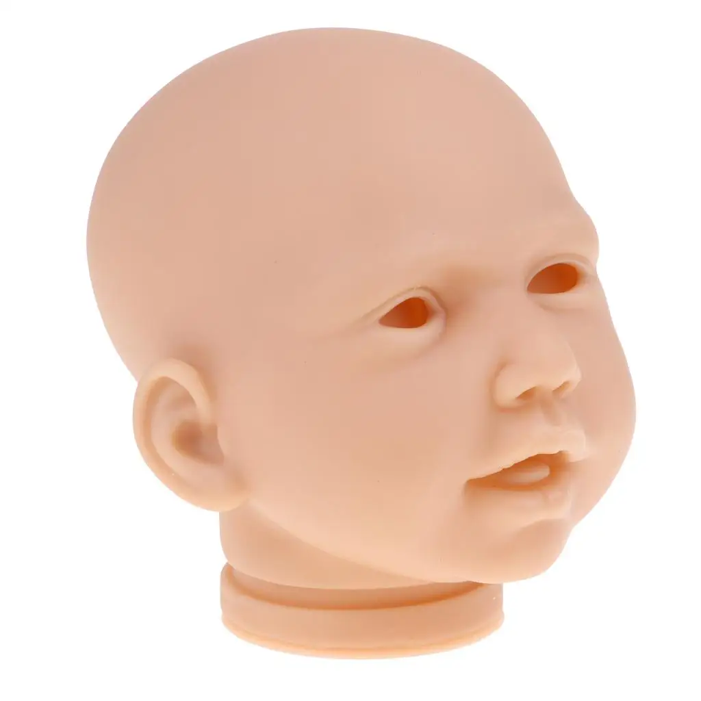 20–инчов Кукла Реборн На Поръчката – Неокрашенная Мека Силиконова Форма За Скулптура на Главата - Аксесоари За бебета Кукли Изображение 3