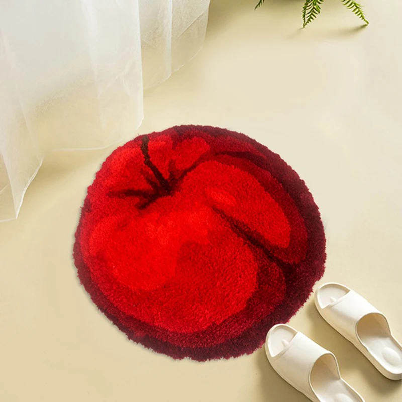 Източник на фабрично евтин и качествен мат, подходящ за семейна употреба red apple carpet 60х60 см Изображение 3