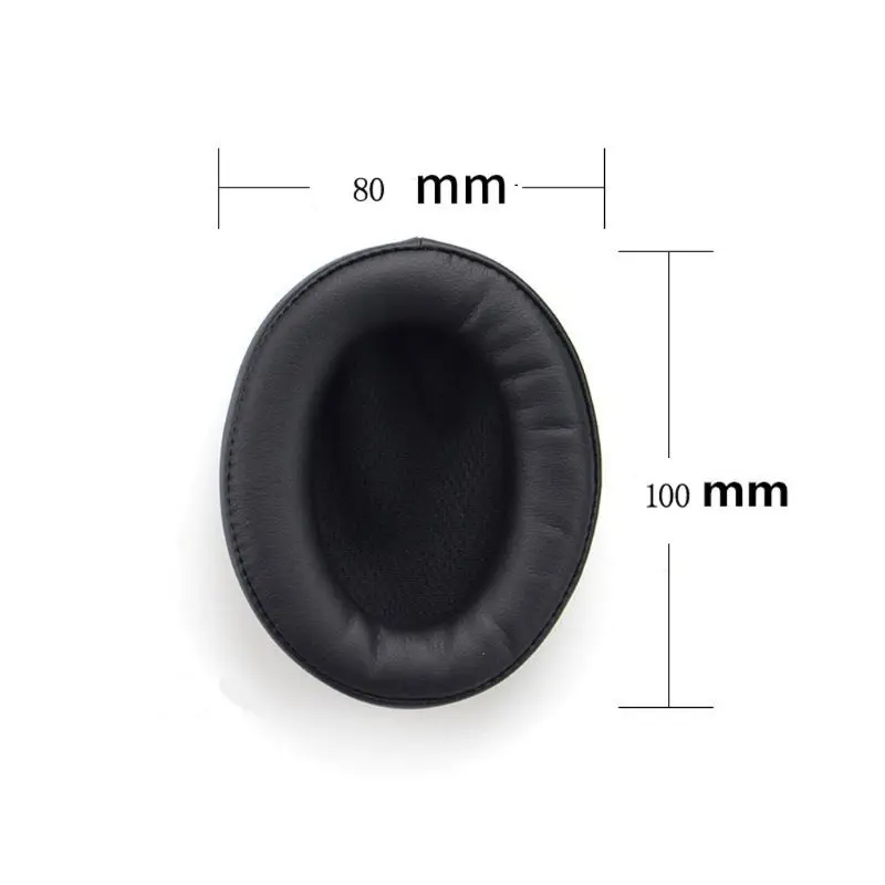 1 чифт Черни порест каучук Подложки за слушалки, Възглавница за слушалки denon AH-D1100 NC800 Изображение 5